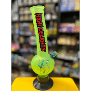 FROSTY LIME HIGH DELIGHTS-4mm-thick-borosilicate-German-glass-lime