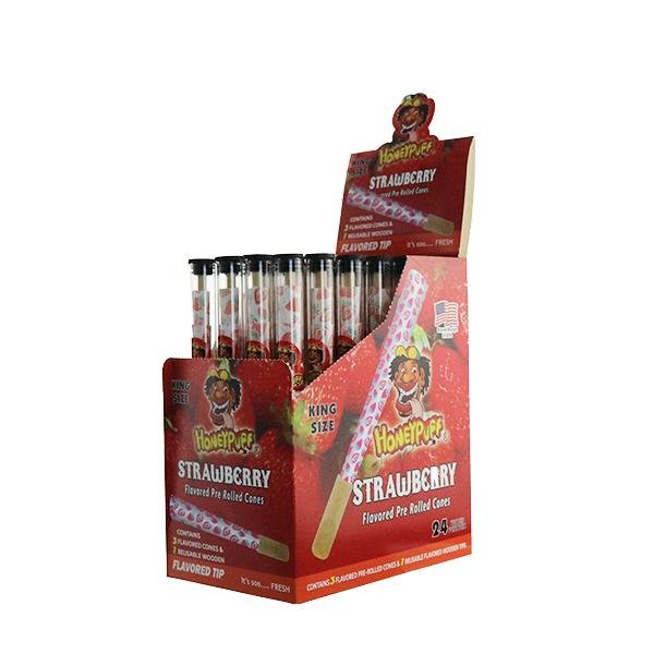 Strawberry HoneyPuff 3 x Pre-Rolled Cones