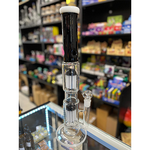45CM Double Perculator Bong