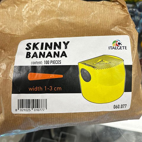 Italgete Skinny Banana Cap