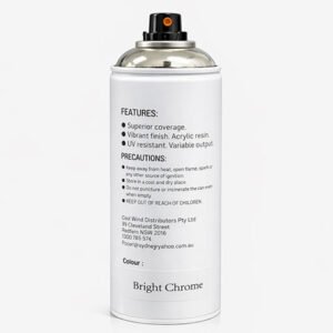 Bright Chrome – Premium Acrylic Spray Paint
