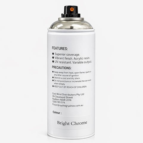 Bright Chrome – Premium Acrylic Spray Paint