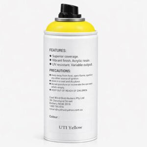UTI Yellow Spray Paint